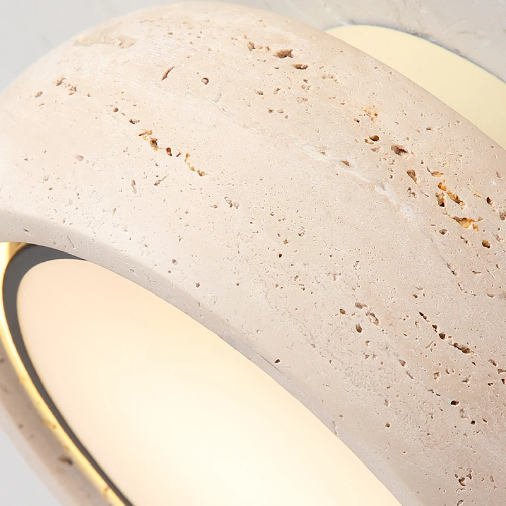 Marble LED Ceiling Light Balcony Corridor Living Room Corridor Chinese Retro Hallway Hallway Entrance Decoration Ceiling Light