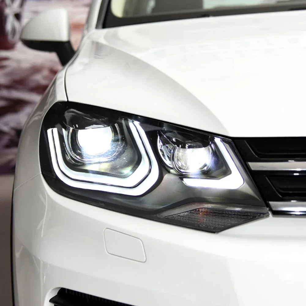 Upgrade 100W Auto Headlight Accessories for VW for Touareg 2011-2015 High Quality LED Projector Lens Assembly New Style Car Head