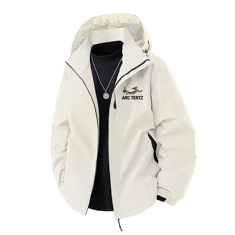 2026 Cross-border New Men's Fashion Jacket - Casual Business European Style Men's Hooded Windbreaker Sport Jacketwinter jackets