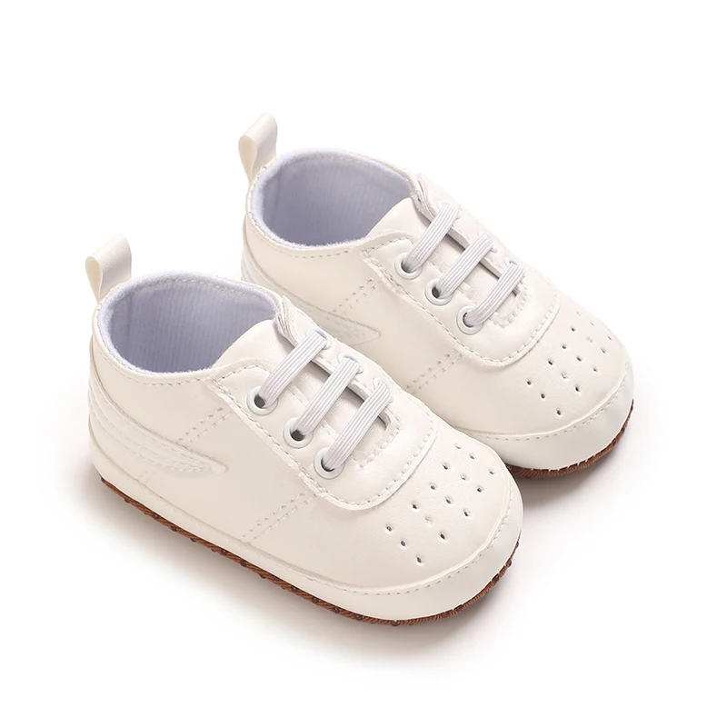 Baby-Sneaker mit weicher Sohle, Neugeborenen-Laufschuhe, rutschfeste PU-Leder-Freizeitschuhe für Kleinkinder von 0-18 Monaten, für Jungen und Mädchen. – Detail 13