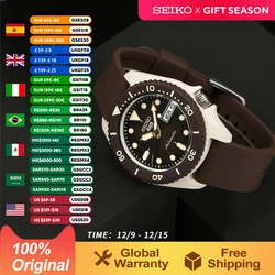 Reloj mecánico automático SEIKO 5 Original para hombre, 10bar, resistente al agua, luminoso, relojes de marca japonesa, 4 colores