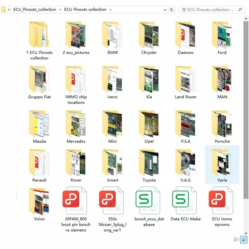 مجموعة وحدة التحكم الإلكترونية Pinout ملف السيارات ECU Pinout اتصال لفورد/BMW/Toyota/Iveco مخطط الأسلاك خريطة وحدة التحكم الإلكترونية لـ EDC17/ M (E)