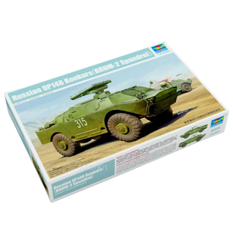 

Trumpeter 1/35 05515 Russian 9P148 ATGM Konkurs BRDM-2 Anti Tank Missile Launch Vehicle Plastic Assembly Model Building Kit