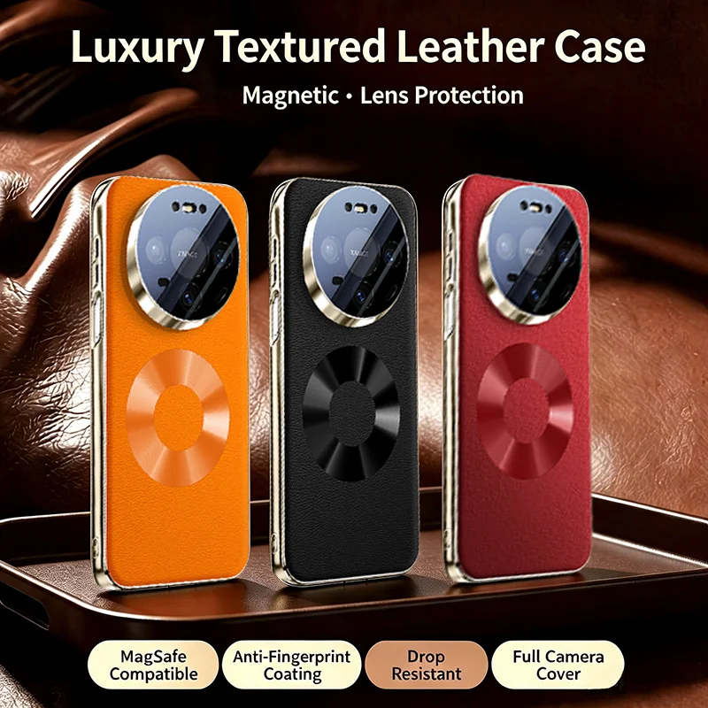 Huawei Mate 60 - Luxury PU Leather Magnetic Case For