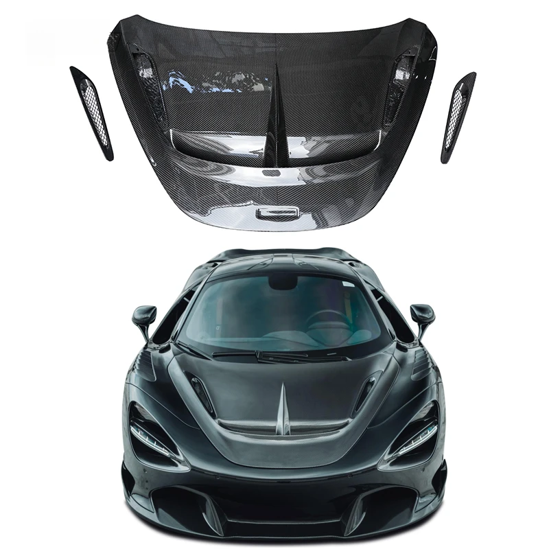 Hot Selling Style Dry Carbon Fiber Engine Hood Exterior Styling Accessories