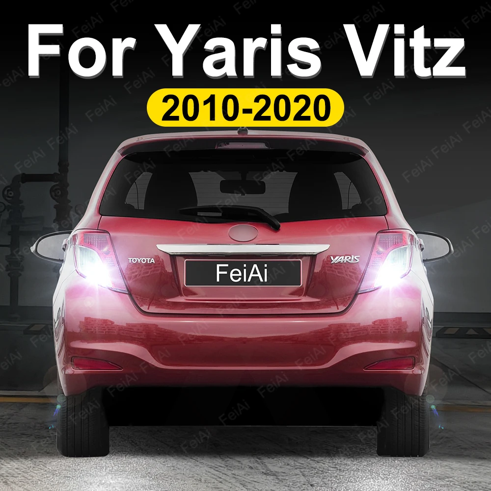 

For Toyota Vitz Yaris XP130 Reversing Lights LED Reverse Lamp Yaris P13 Accessories 2010 2011 2012 2013 2014 2015 2016 2017-2020