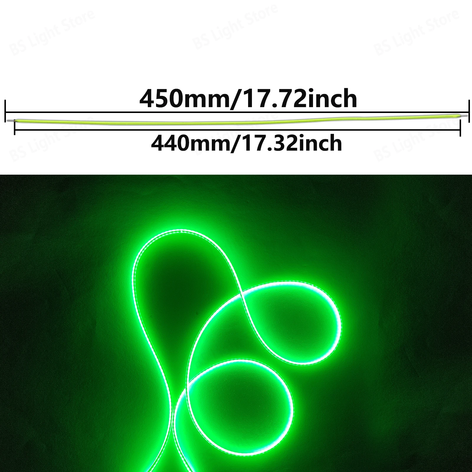 Imagem -04 - Led Filamento Cob 3v Silamento Macio Edison Lâmpada Peças 450 mm Faça Você Mesmo Diodo Flexível Iluminação Filamento Acessórios Verde Azul Rosa