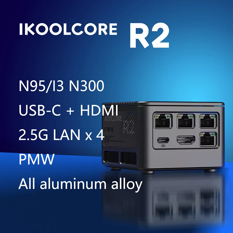 IKOOLCORE R2 OEM Pc Wins10 Мини-компьютерные настольные компьютеры Мини-ПК N95/N300 для бизнеса и дома