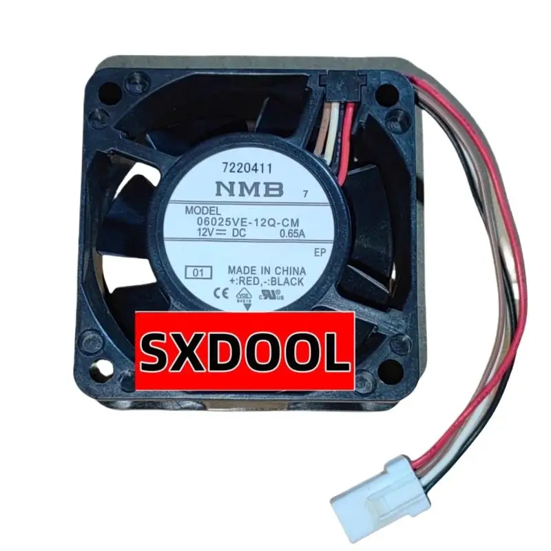 

Для NMB 06025VE-12Q-CM 60x60x25 мм DC 12 В 0,65 А 4-проводной высокоскоростной вентилятор с шарикоподшипником