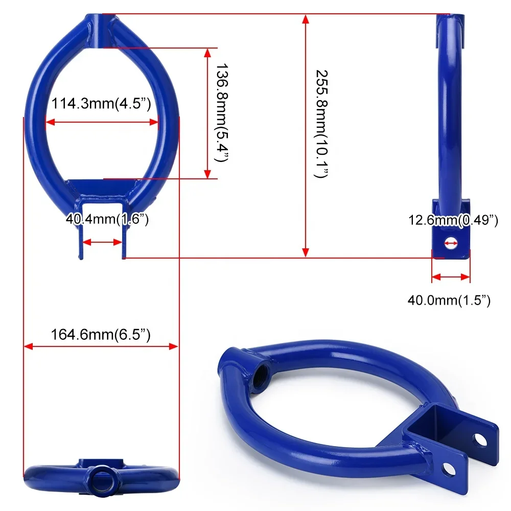 FOR 89-94 240SX S13 Camber + Traction Arm + Tension + Rear Toe Arm Adjustable Blue 9816+9823+9836+9805