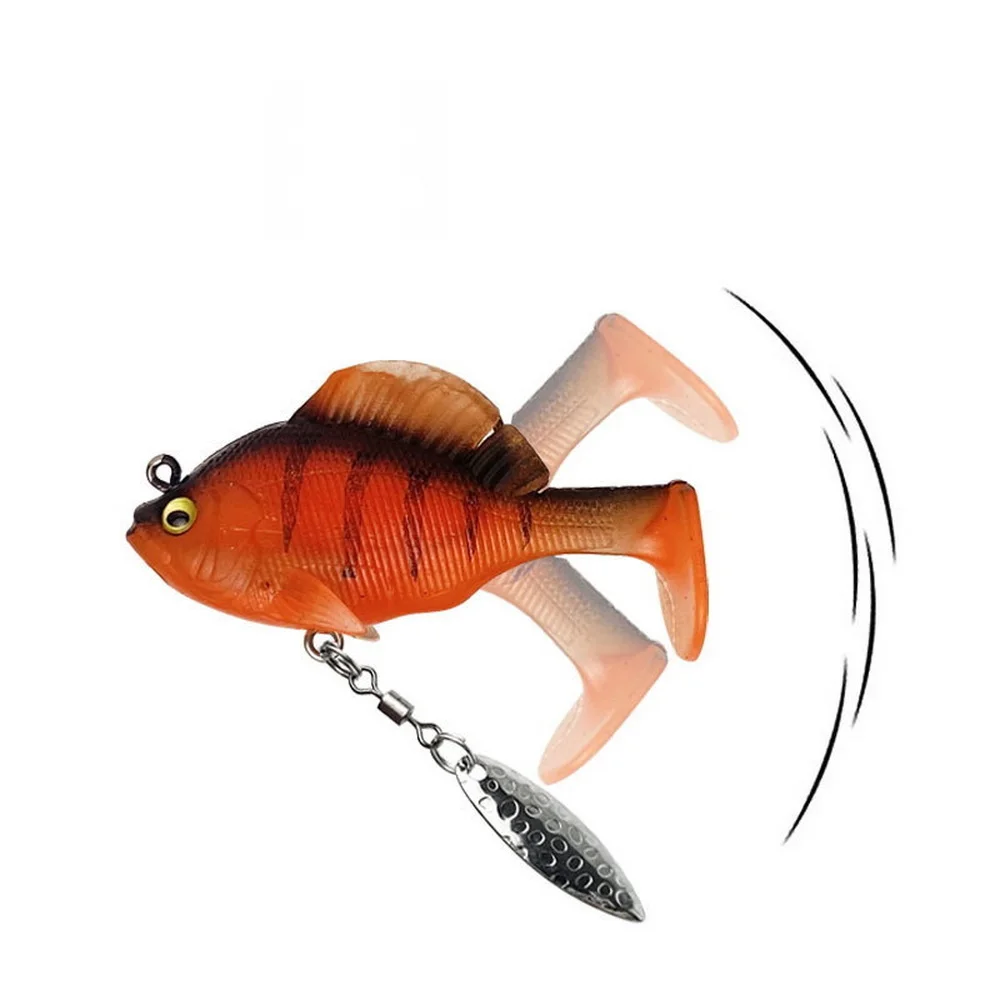 Señuelo Blando de Silicona – Cuchara Hundida para Lubina y Perca - imagen 3