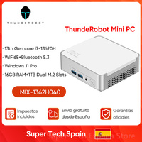 Mini PC ThundeRobot 12th Gen Intel Core i7-13620H Desktop Gaming Computer 16GB 1TB WIFI6E BT5.3 With Windows 11 Pro