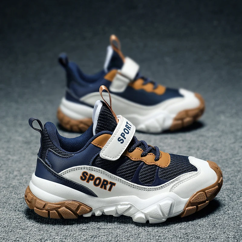 

New Winter Versatile Childrens Sports Shoes Breathable Mesh Running Shoes with Foot Protection Soft Stable Daily Casual Shoes