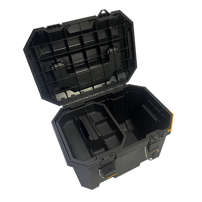 TOUGHBUILT TB-B2-18 18 Inch Portable Plastic Toolbox Black Large 