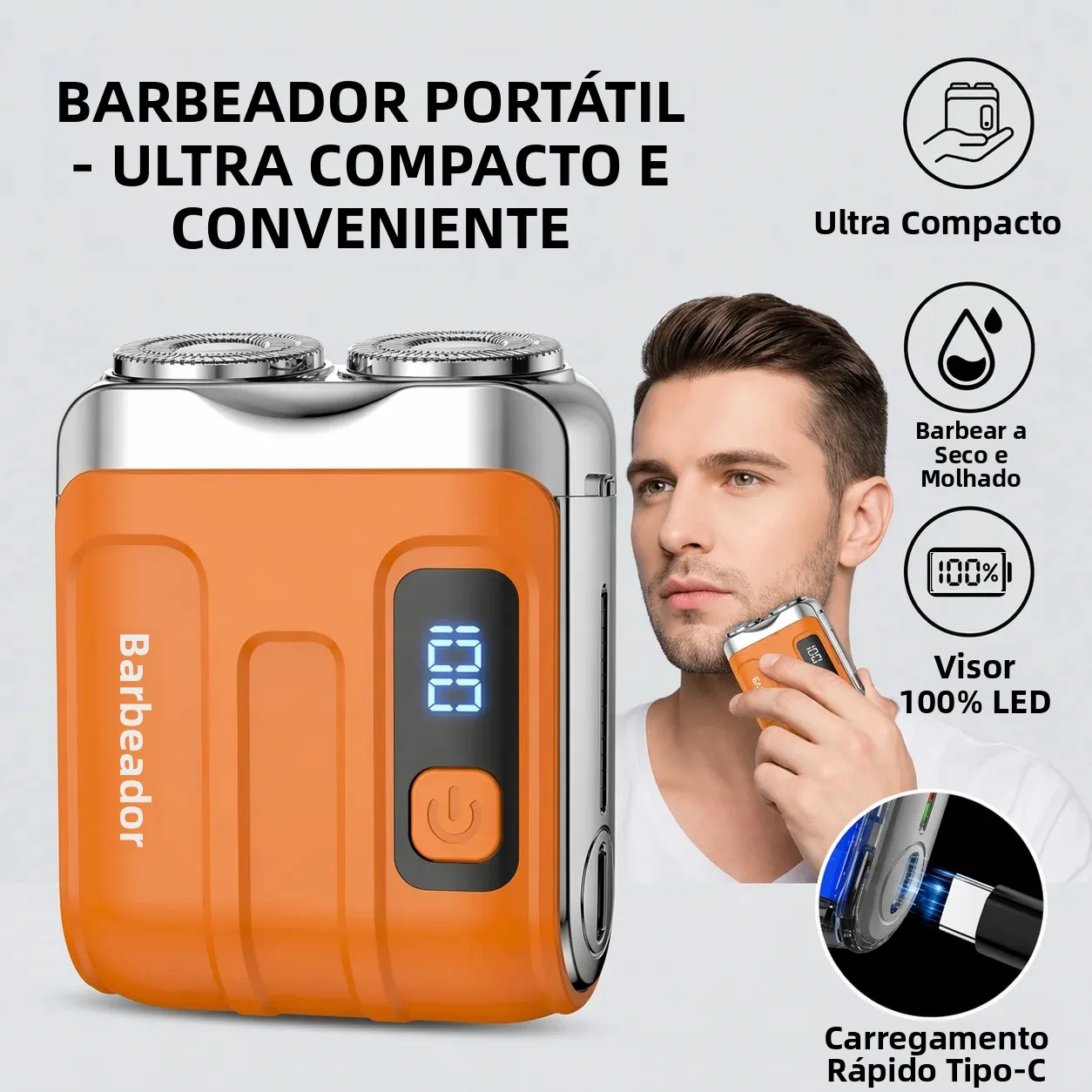 barbeador-eletrico-masculino-com-cabeca-dupla-e-display-led-recarregavel-usb-a-prova-d'Agua-para-uso-a-seco-e-molhado-portatil-sem-fio-para-viagem