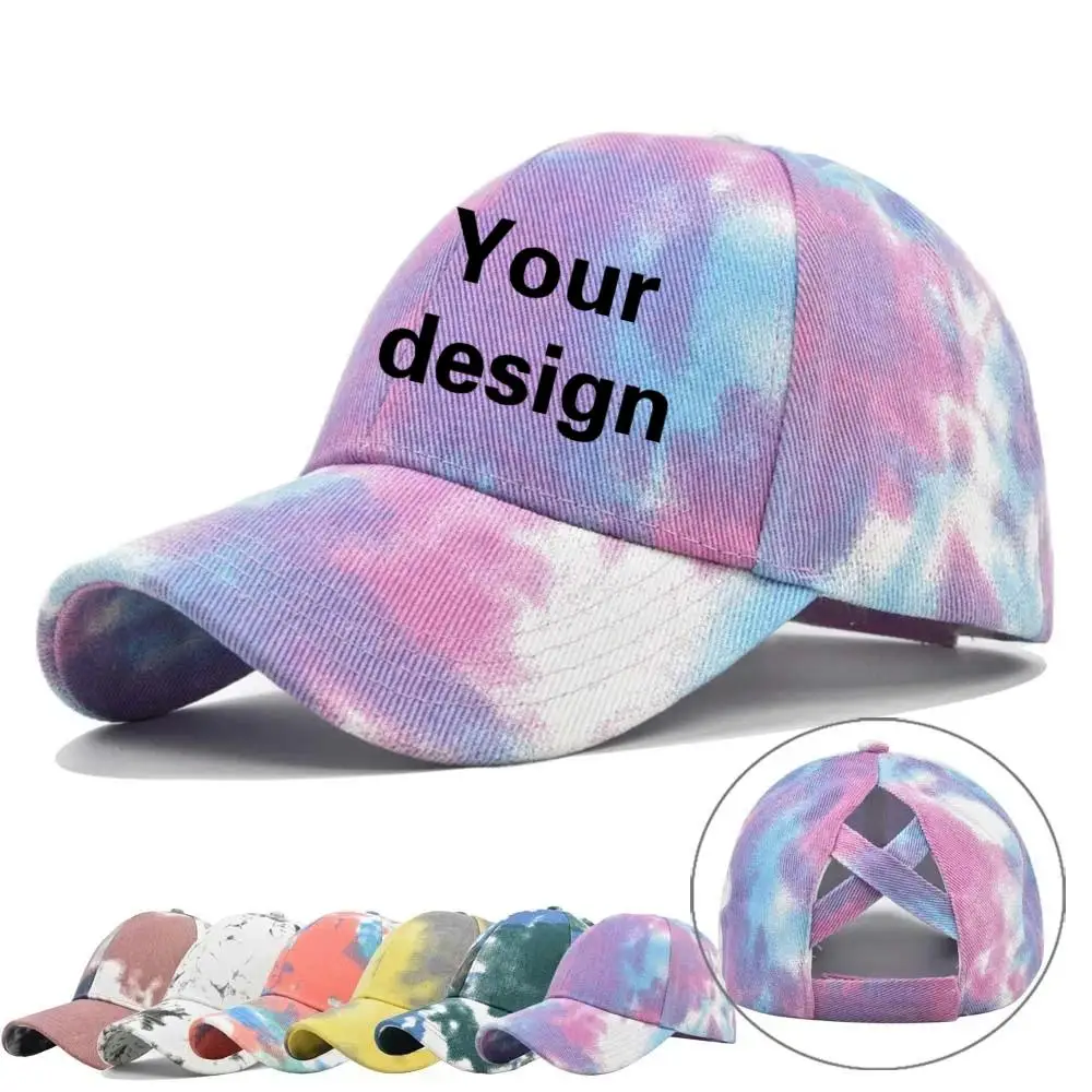Custom Cap Print Logo Personalized Design Men Summer Washed Baseball Cap Sunshade Truck Driver Baseball Competition Event Hat