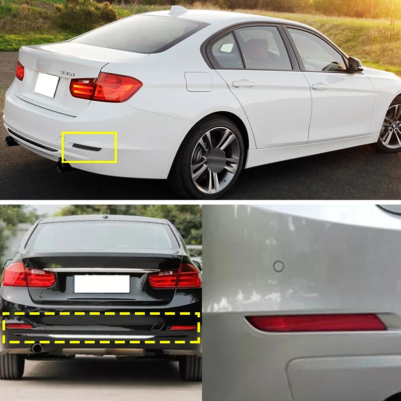 

2 шт. для BMW 3-й серии F30 F31 2012-2015, 4-й серии GT F36 2014-2015, крышка заднего бампера для стоп-сигнала/фонаря без лампы