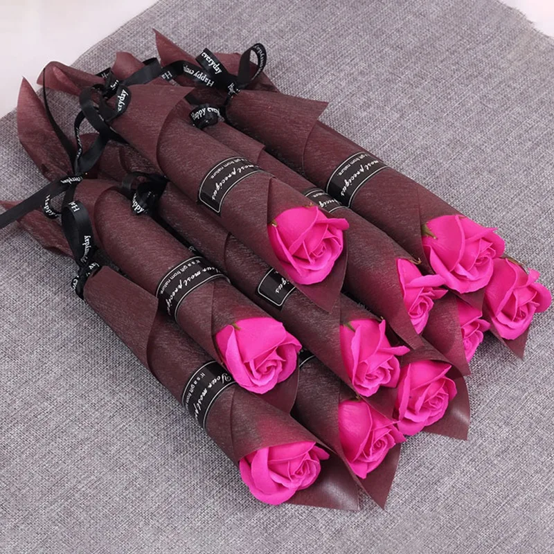 30 Roses Soap Flowers Romantic Wedding Favors Flower For Valentine's Mother's Day Gift Company