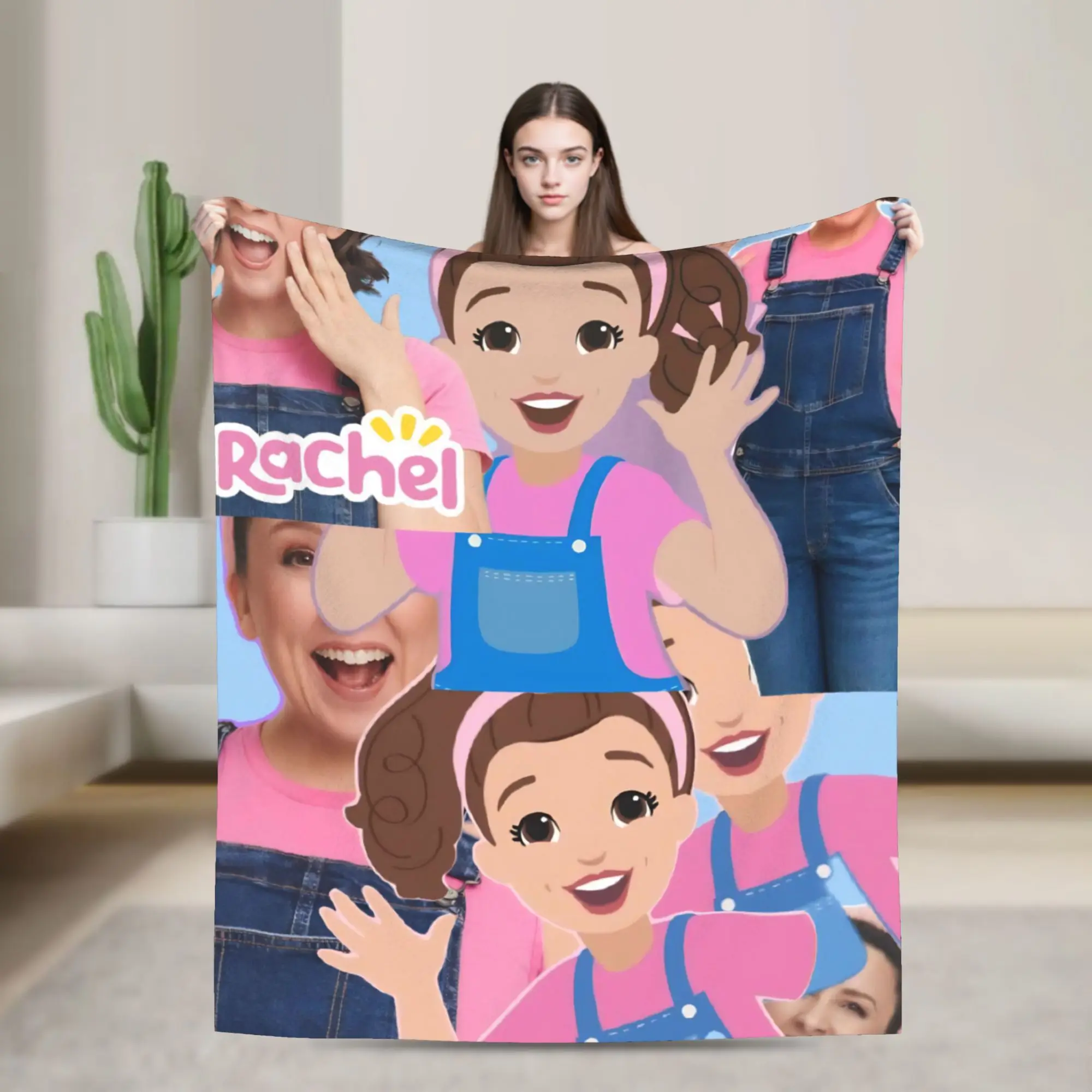 بطانية Miss Rachel متعددة الأحجام مريحة وخفيفة الوزن لأريكة الأريكة والسرير