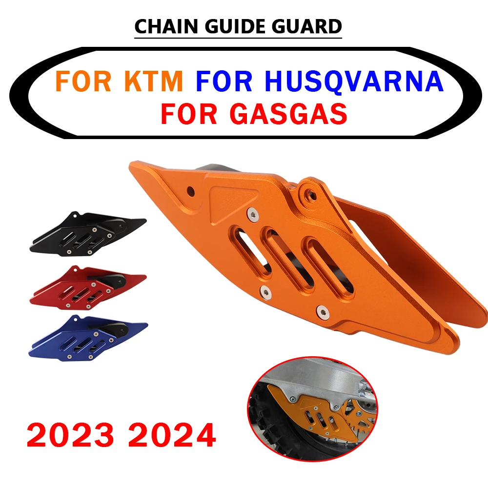 Chain Guide Guard Cover For KTM EXC300 2024 EXC 300 EXCF 350 450 500 XCW XCFW TPI 6D 250 XC XCF For Husqvarna TE FE TC FC 2023