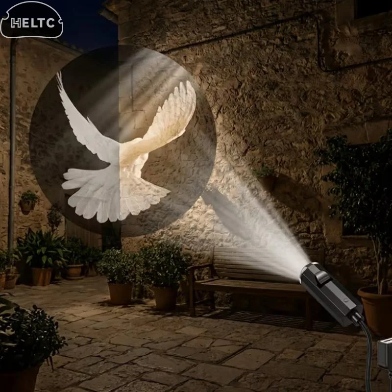 1Set  Creative Butterfly Peace Dove Zodiac Planet Pattern Themes USB Projection Light For Room Ceiling Background Decoration