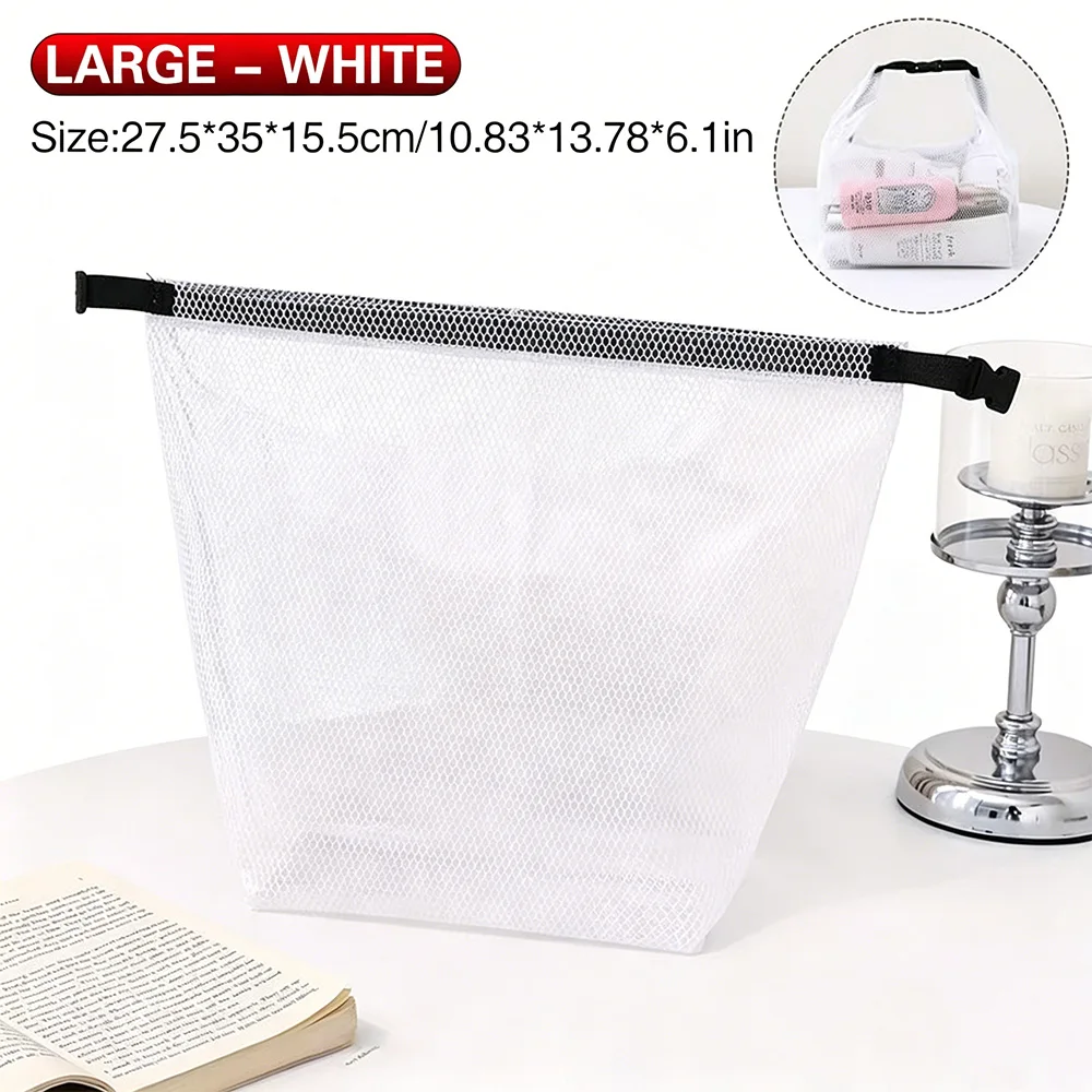 Faltbare Wasserdichte Aufbewahrungstasche mit Kordelzug Große Kapazität Sport Fitness Schwimmen Reise Toilettenartikel Organizer Beutel – Detail 6