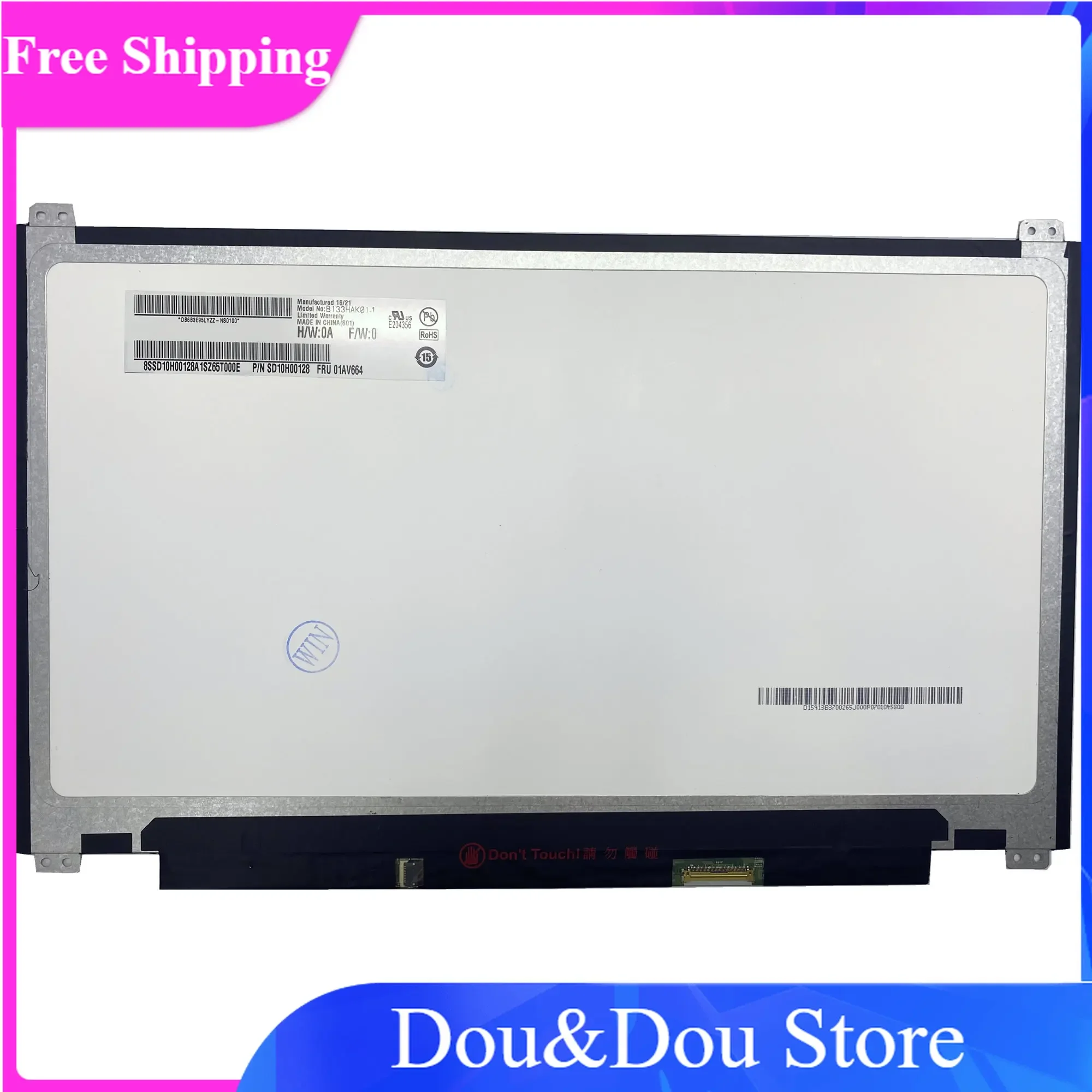 

B133HAK01.1 FRU 01LW702 01AV664 B133HAK01.1 1 13.3 inch For ThinkPad S2 Touch Lenovo thinkpad L380 L390 Laptop LCD Screen