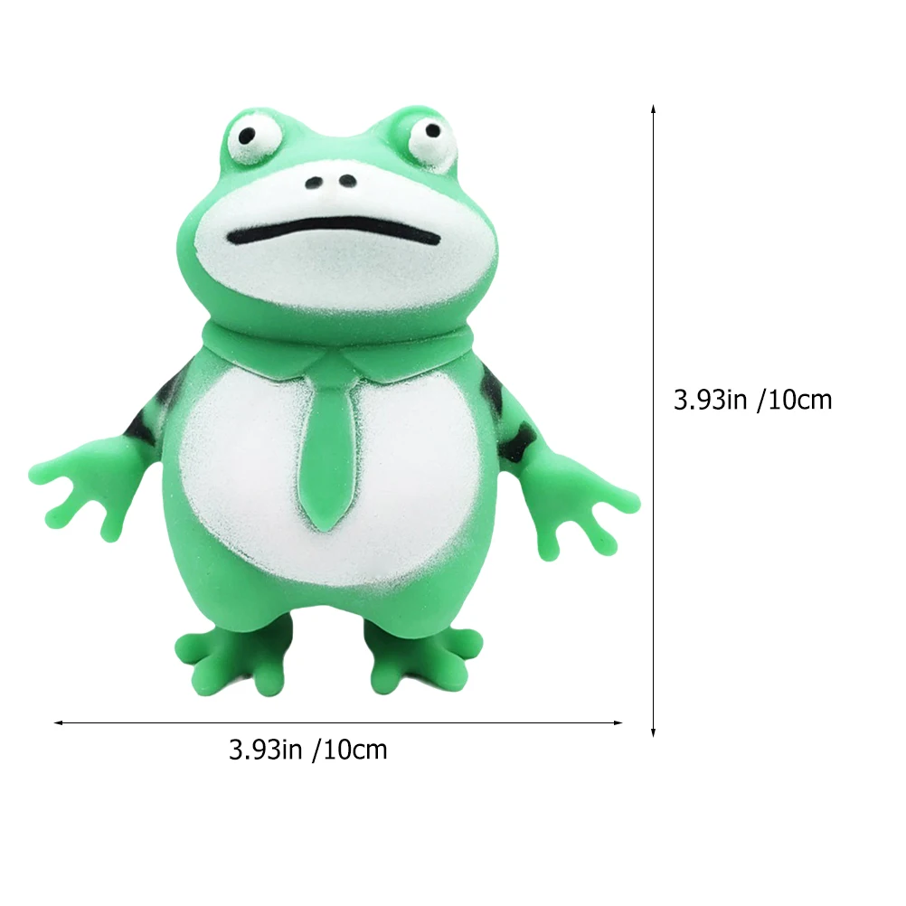 Animal Squeeze Toy Hand Relaxing Toy Food Play Toy Lifelike Frog Squeezing Toy Funny Decompression Gorilla Slow Splash piggy