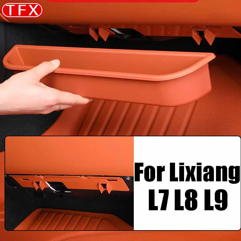 For Lixiang L7 L8 L9 Car Styling Passenger Glove Box Umbrella Chute Organizer Car Interior Modification Products Accessories