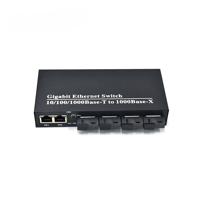 Imagem -04 - Gigabit Ethernet Switch Fibra Ótica Media Converter Portas sc Fibra Mais Rj45 10 100 1000m Utp Ethernet Fiber Switch