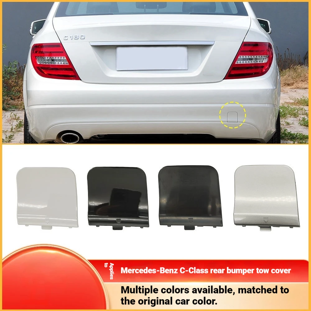 For Mercedes Benz C-Class Rear Trailer Cover W204 Rear Bumper Traction Hook Hole Cover 2048855623
