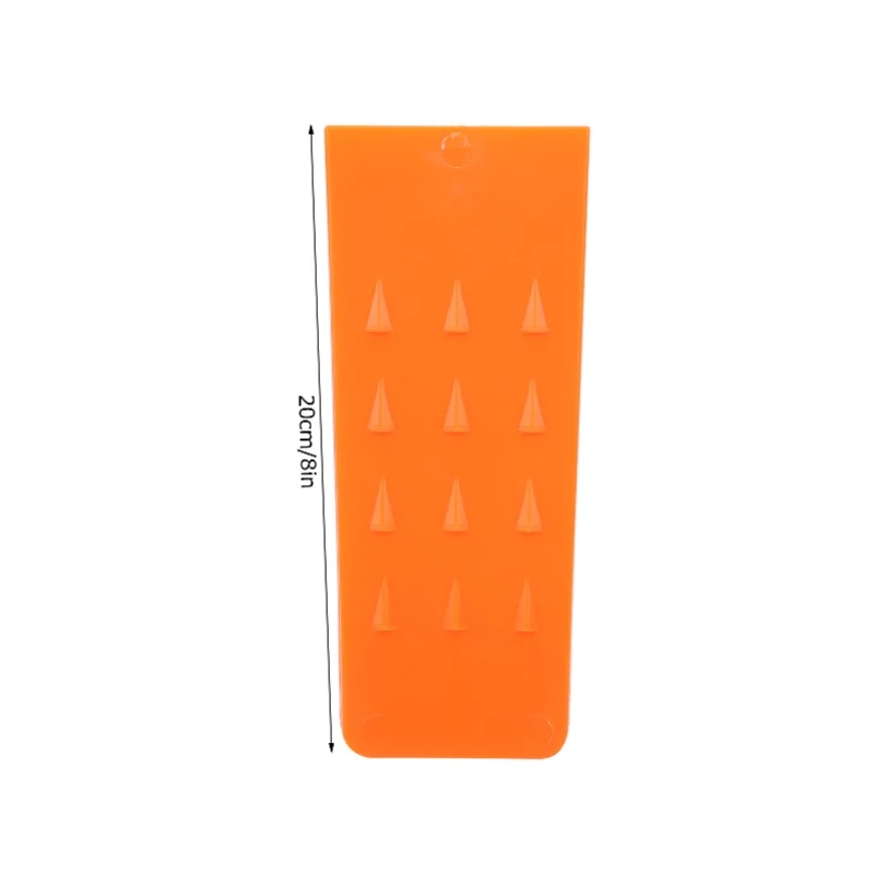 8in Tree Felling Wedges For Logging Falling Cutting Cleaving Woodworking Tool Orange