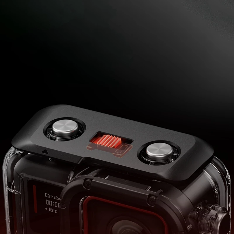 ل Shadowstone Insta360 Ace 60M مقاوم للماء عدسة زجاجية عالية الشفافية الغوص استبدال مقاوم للماء