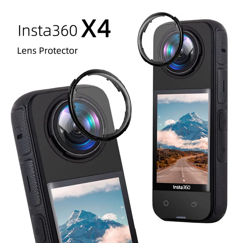 Lens Guards for Insta360 X4 Sports Camera Rotating Protector Cover for Insta 360 X4 Anti-Scratch Lens Protector Accessories