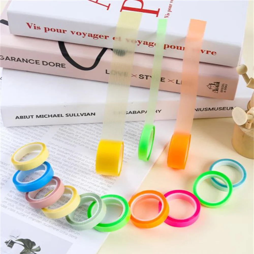 Student Note Mark 5 Colors Decorative Note Tapes Waterproof Fine Hand Account Students School Office Supplies