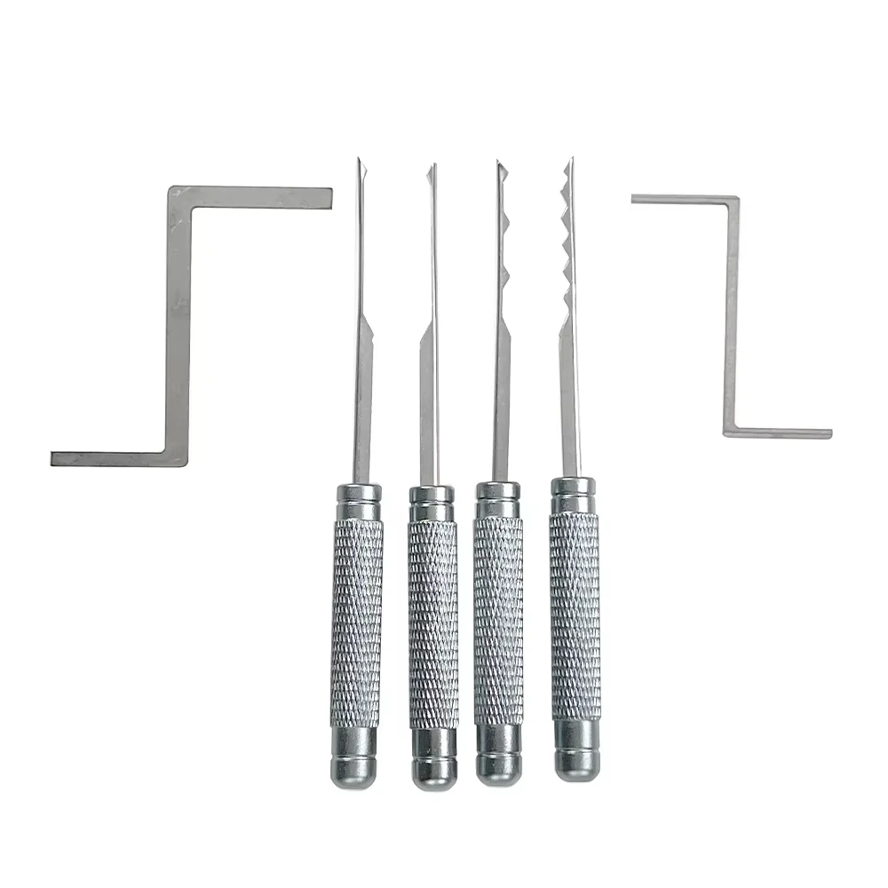 Original Kaba Civilian Lock Full Steel Lock Picking Set 6-Piece Locksmith Supplies Hardware Tool Portable Repair Cohabitation Ki