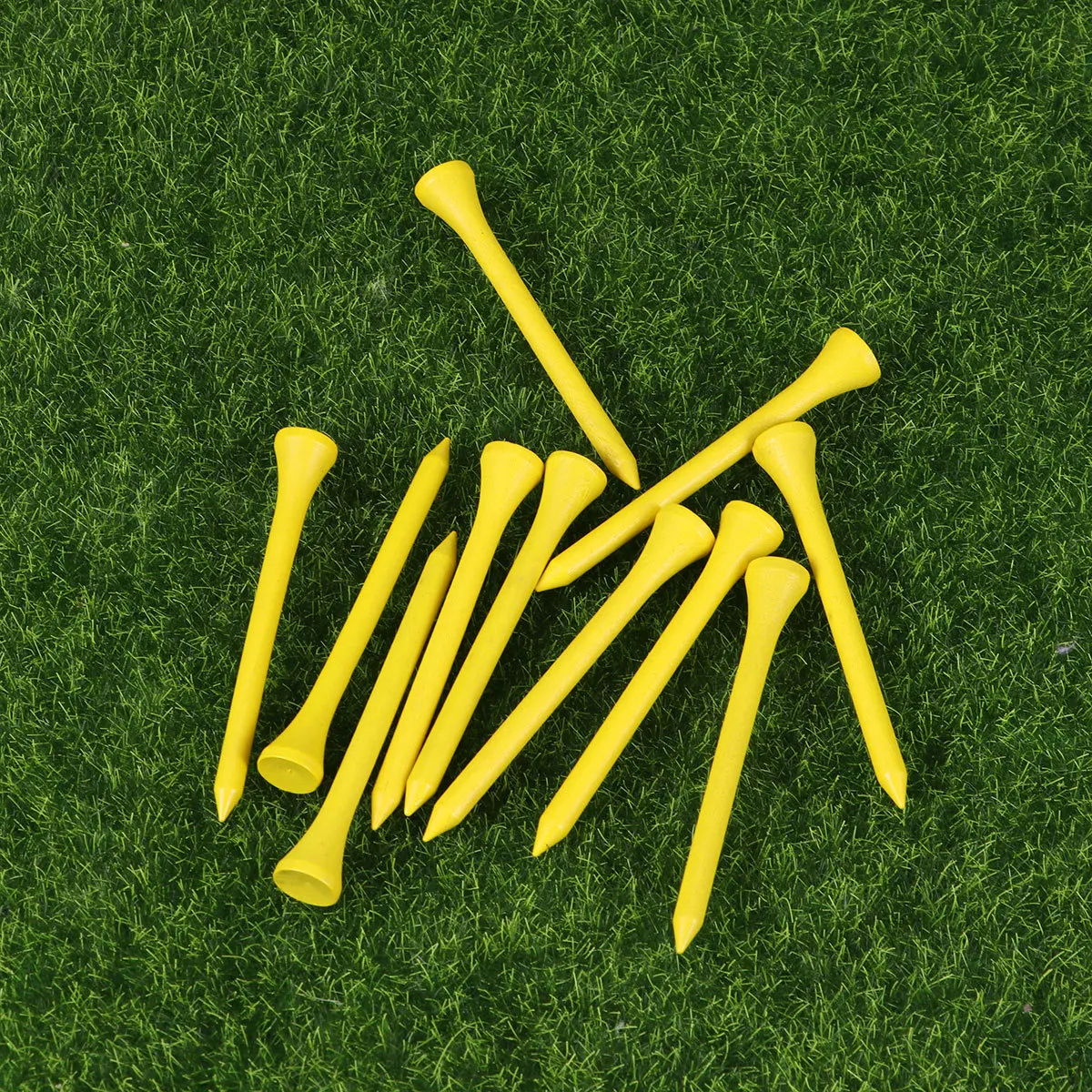 

100Pcs Golf Tees 8.3cm Length Reusable High Quality Wooden Yards Tee for Outdoor Sports Long Accuracy