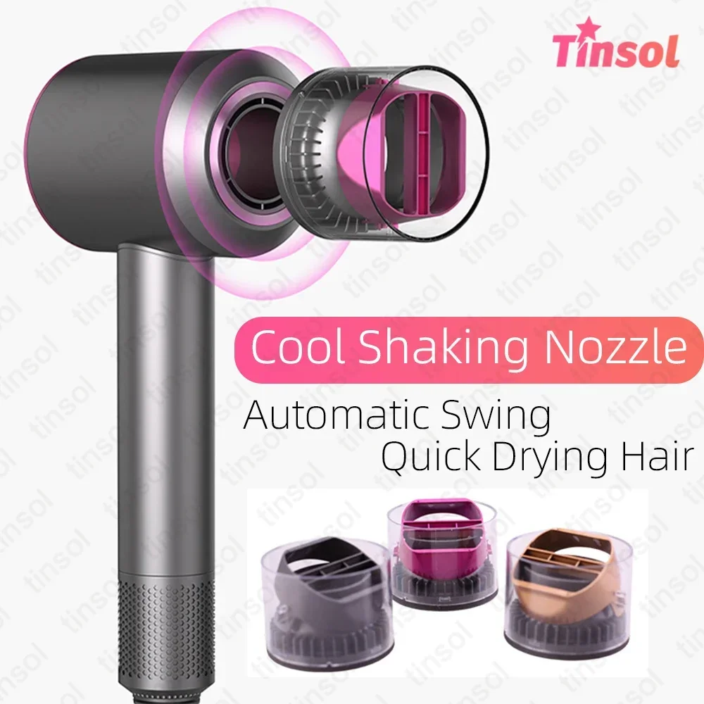 Automatic Swing Nozzle For Dyson Supersonic HD01 HD15 Nozzle SenCiCiMen X13 Super Hair Dryer Shake Nozzle Styling Tool Accessory