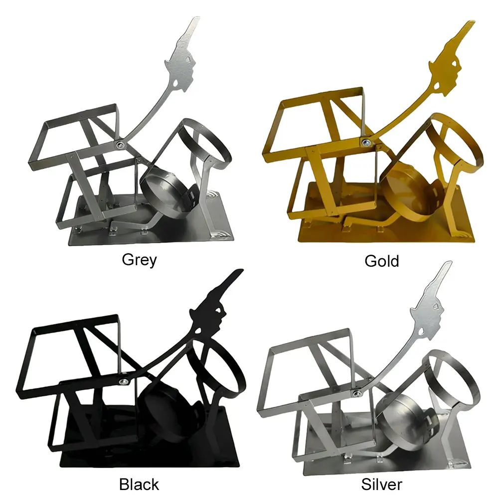 Skull Wine Bottle Stand Steampunk Style Drink Stand Skull Skeleton Beer Whisky Wine Bottle Display Rack Home Bar Table Decoratio