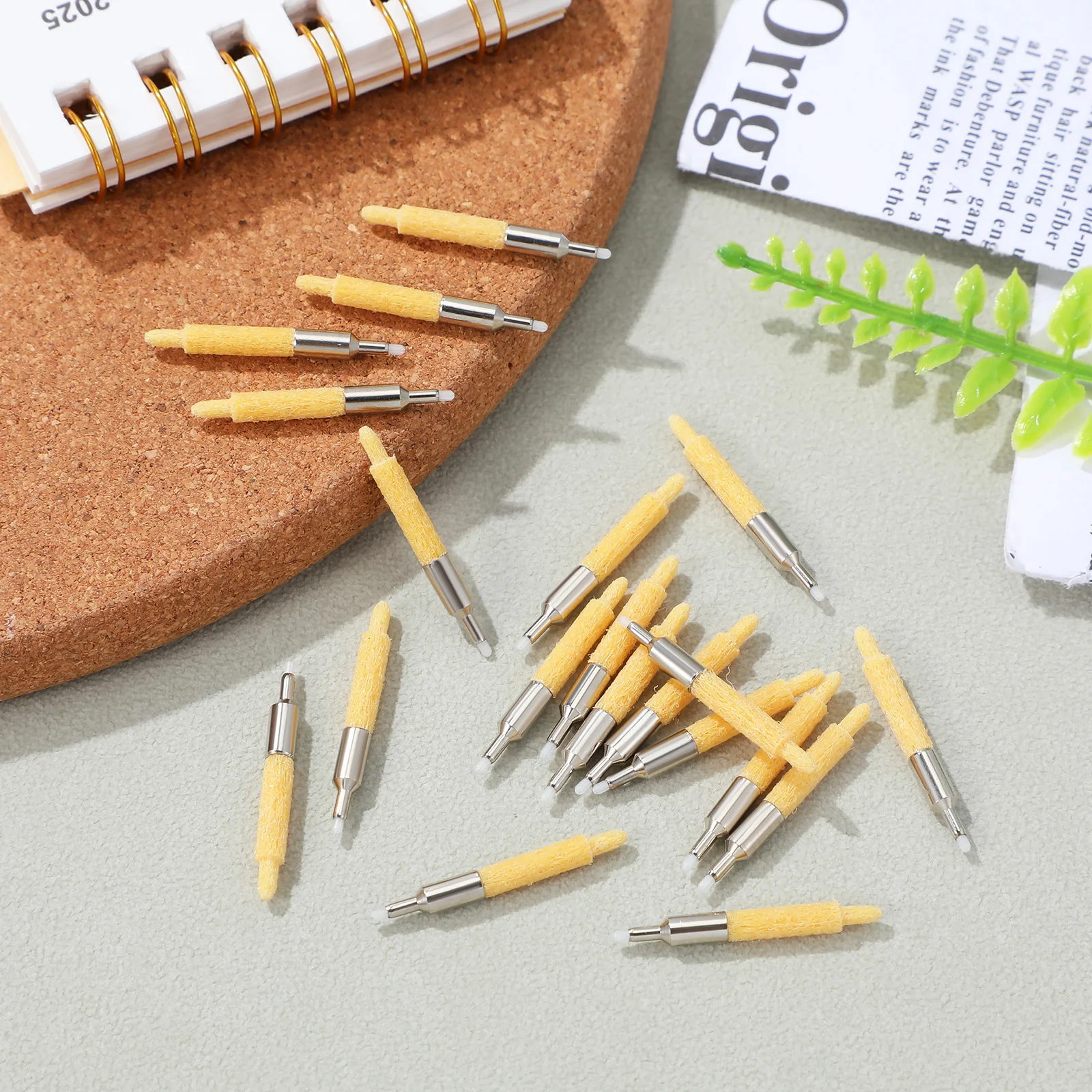 

20 шт., сменные наконечники для ручек, прочные наконечники для акриловых маркеров, гладкие края и долговечные сменные наконечники для каллиграфии