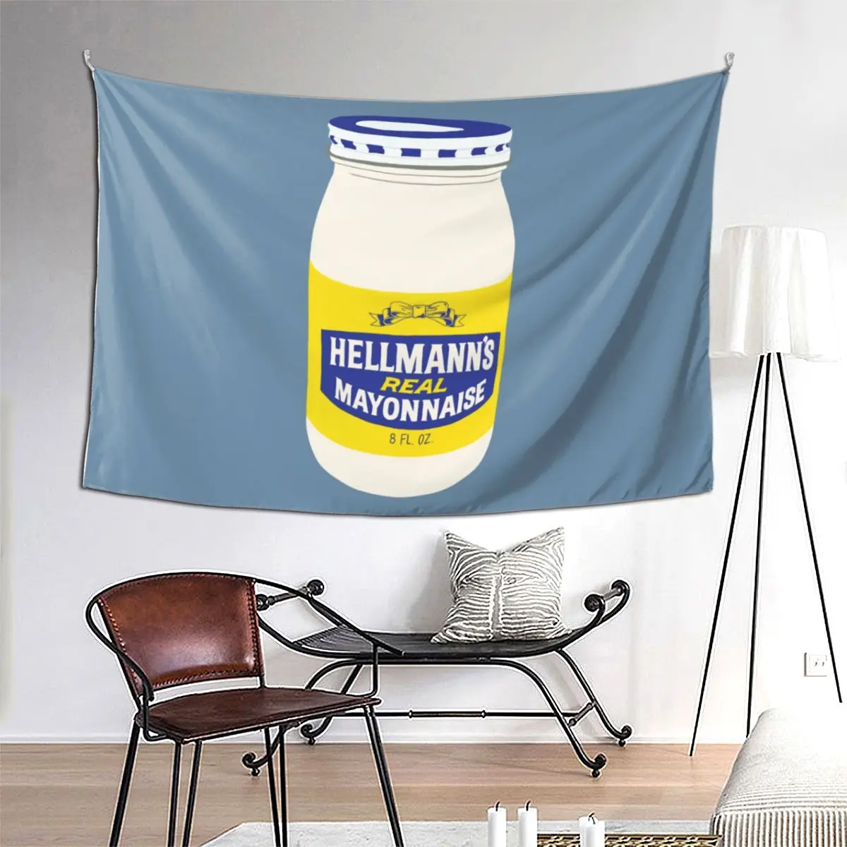 

Майонез гобелен художественный настенный эстетический гобелен для украшения дома для гостиной спальни комнаты в общежитии