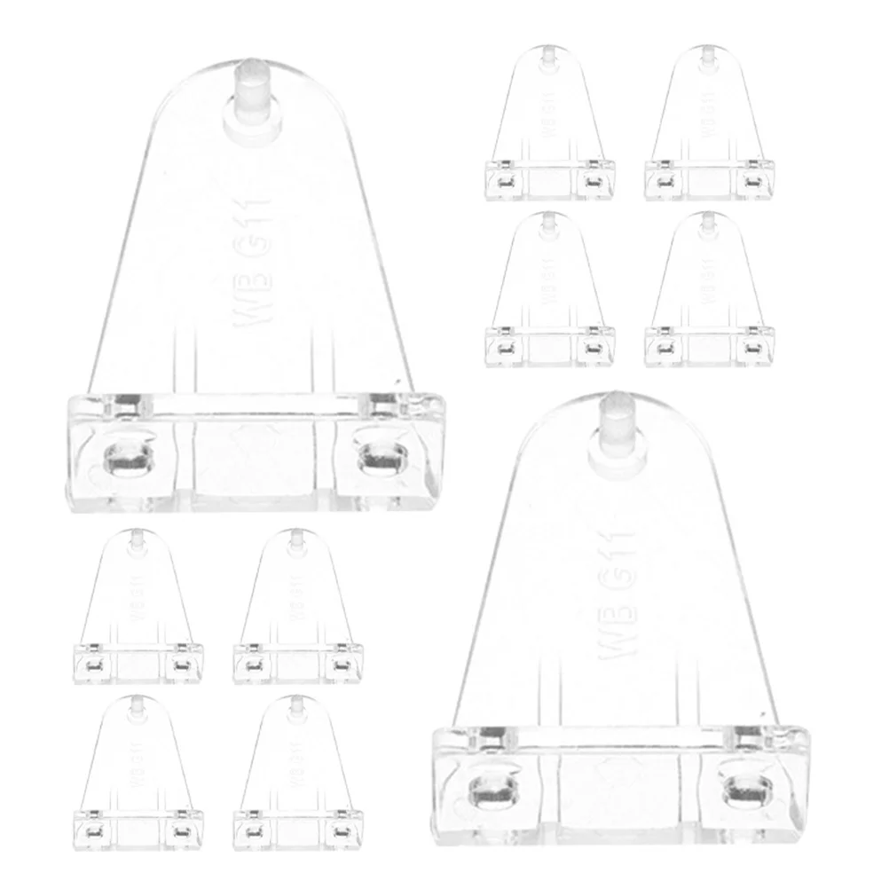 

12 pcs Blind Holder Clips 1 Inch Clear Pom Sturdy Easy Install For Horizontal Vertical Blinds Shades Windows Doors Home Office