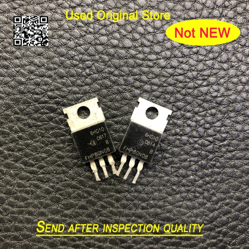 Used 10pcs/lot FHP80N08 RX80N08H S80N08R SW80N08 80N08 MOSFET TO-220