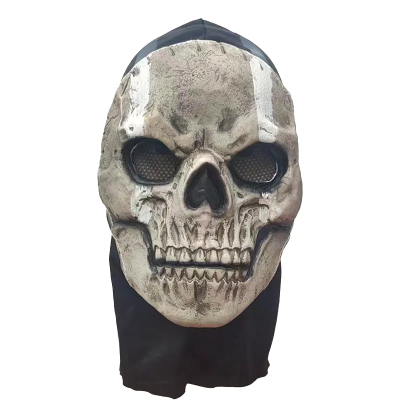 Call of Duty War Zone 2 Skull Warrior Mask Halloween Horror Skull Latex Mask Party Prom Dress Up Cosplay Props