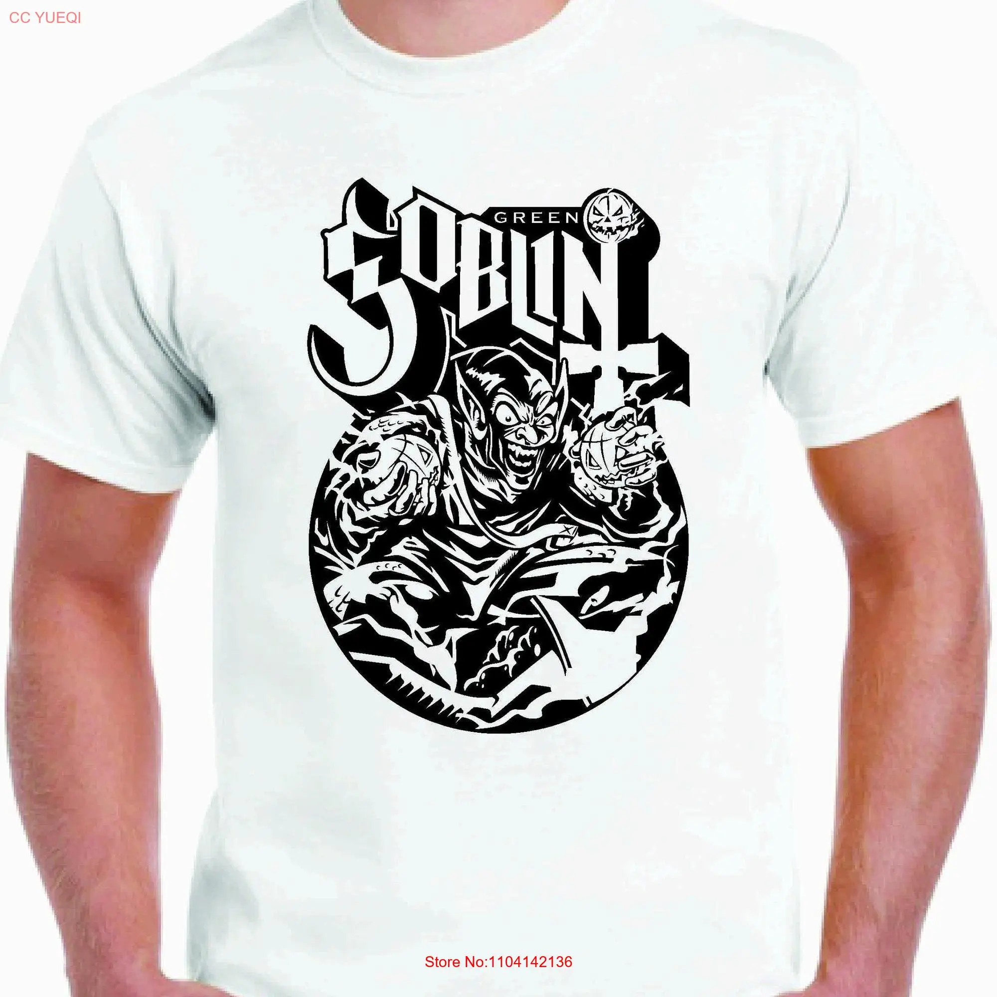 

Зеленая футболка в стиле Гоблина от Besitos с длинным или коротким рукавом