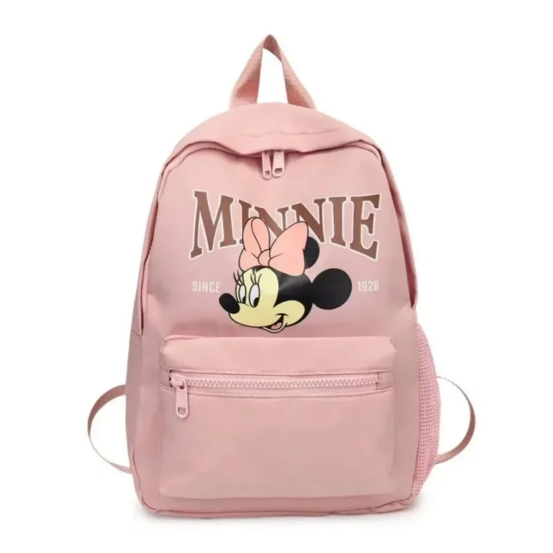 

MINISO Fashion Minnie Schoolbag Toddler Little Dinosaur Mouse Printed Pink Boys and Girls Backpack Girls Kindergarten