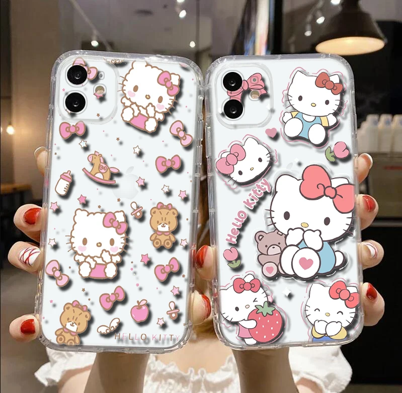 hello kitty Soft Case for Moto G9 Powe One Pro E12 E22I E22 G52 G42 G32 G22 G23 Z2 Z Play P40 P30 Edge 30