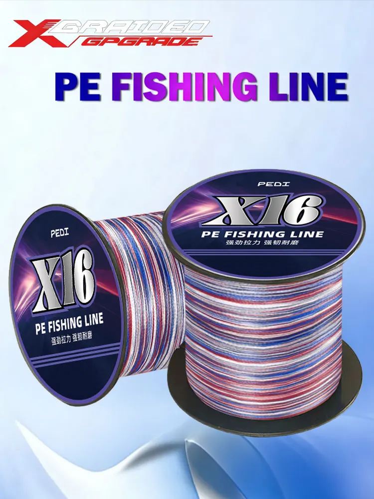 

Новая японская плетеная леска YGKX G-SOUL X16 Upgrade, сверхпрочная, 16-жильная, мультифиламентная, из полиэтилена, 300м/500м/1000м, рыболовная леска.