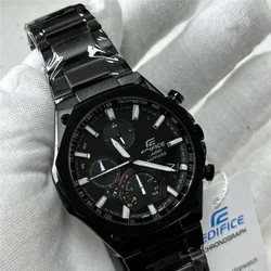 EQB-1100 Men's Watch Serie Waterproof and Shockproof Alarm Clock Multi Stainle Steel Dual Screen  Watch