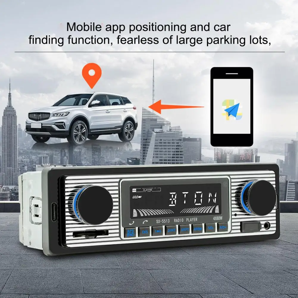 

Bluetooth-совместимый автомобильный аудиоприемник MP3 с голосовым управлением, стабильное соединение, громкая связь, автомобильные мультимедийные плееры